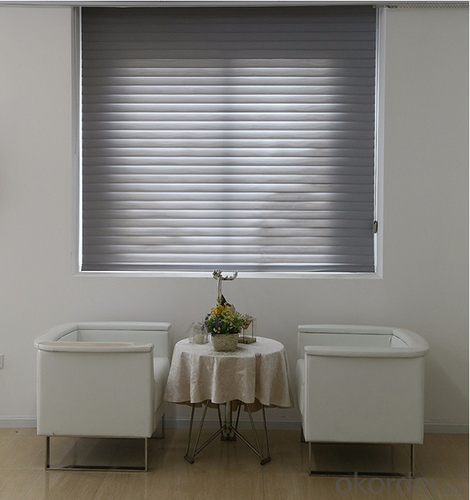 shangri-la sheer window shades  pleated rolling blind System 1