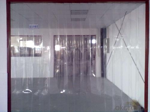 antistatic transparent pvc strip curtain &amp;clear flexible pvc soft sheet System 1