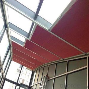 outdoor motorized double sided roller blinds System 1
