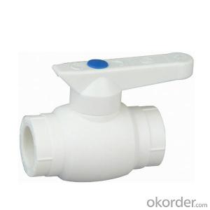 PPR orbital Ball Valve Fittings used in Industrial Fields with High Quality