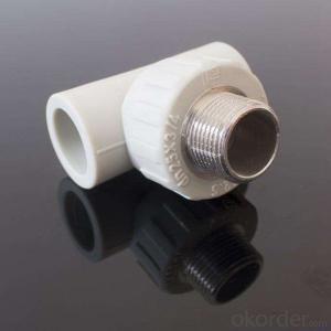 Hot Water PPR Pipe Fittings Reducing Tee with High quality factory price