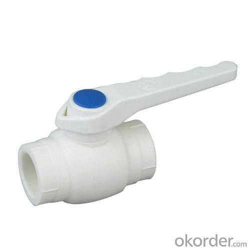 Grey Plastic Water Pipe Fittings - China PP-R Ball Valve for Hot and Cold Water Conveyance System 1