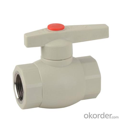 Plastic Pipe Fittings - PPR Orbital Ball Valve Fittings for Industrial Applications System 1