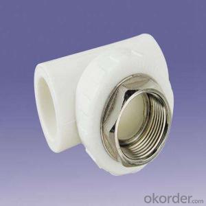 PPR Pipe fittings Male Female Brass insert Tee use in Hot&amp;Cold Water