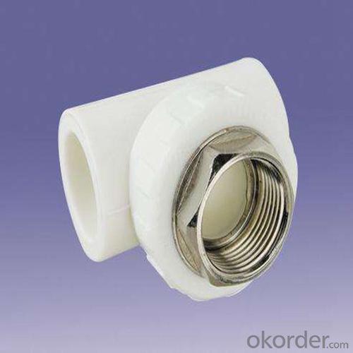 PPR Pipe fittings Male Female Brass insert Tee use in Hot&amp;Cold Water System 1