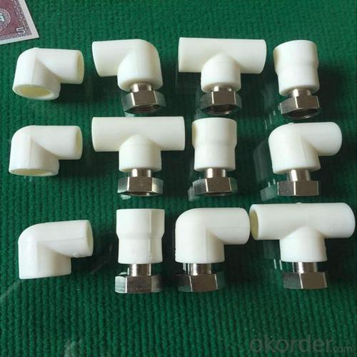 Plastic Corner Pipe Fittings for PPR Pipe and Fittings with New Material System 1