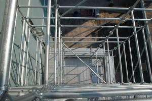 Carbon steel scaffolding ring lock system
