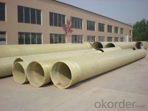 High Pressure FRP GRE Pipe Large Diameter Underground Pipes