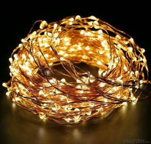 Colorful Copper Wire Led Light String for Outdoor Indoor Holiday Decoration