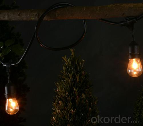 Warm White S14 Incandescent Bulb Light String for Outdoor Indoor Garden Party Festival Decoration System 1