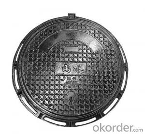 Ductile Cast Iron Manhole Cover B125 with Customed Colors System 1