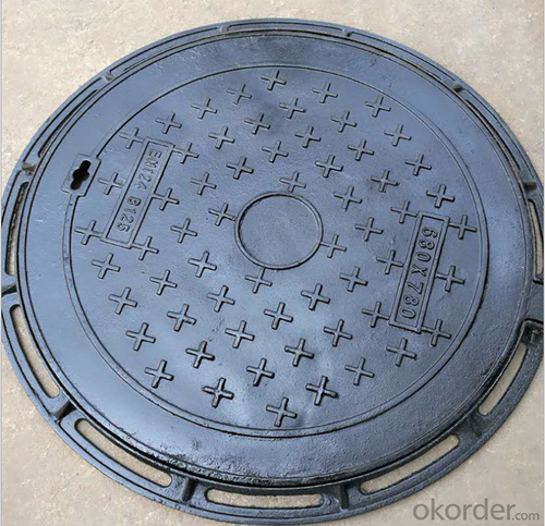 Ductile Iron Manhole Cover with EN124 B125 System 1