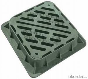 EN124 D400  precast manhole cover/polymer concrete manhole cover SGS