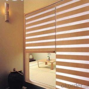Zebra Blinds Motorized Vertical with Japanese Style for Decor
