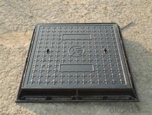 EN124 Epoxy Coating Ductile Iron Manhole Cover for Park System 1