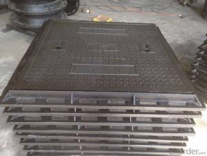 Suare High Tensile EN124 Ductile Cast Iron Manhole Cover