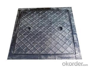 Square Frame/Circular Ductile Cast Iron Material Manhole Covers