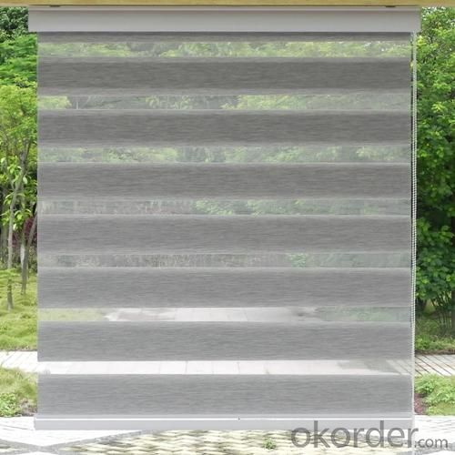 Blackout Fabric Printed Roller Blinds Beige Roller Blinds Curtains System 1