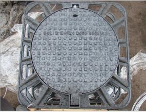Ductile Iron Manhole Cover with Square or Round Style System 1