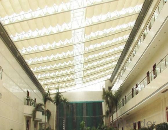 Ceiling Curtains Waterproof for Shopping Plaza Sunshade System 1