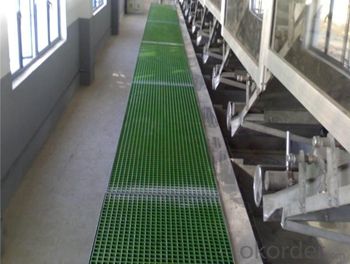 Drain Treatmnet Cover Fiberglass Grating/Deck Overflow Floor Panel System 1
