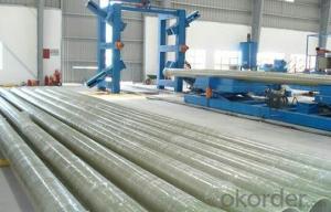 Glass Fiber Reinforced Polymer Pipe Corrosion resistance High mechanical property on sales