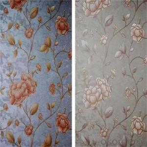 New Arrival Mildewproof Bedroom Floral Non-Woven Wallpaper System 1