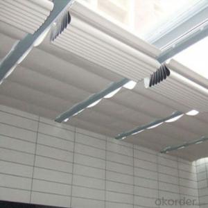 PVC ceiling curtain with dustproof for window