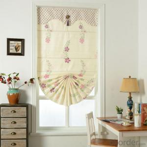 roman curtain with 100% polyester for windows System 1