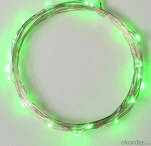 Water-proof Green Copper Wire Led Light String for Christmas Tree Decoration System 1