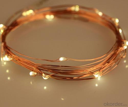 Orange Copper Wire Led Light String for Stage Party Holiday Decoration System 1