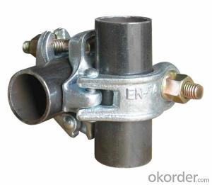 German Type Drop Forged Scaffolding Pipe Fittings Fixed Coupler