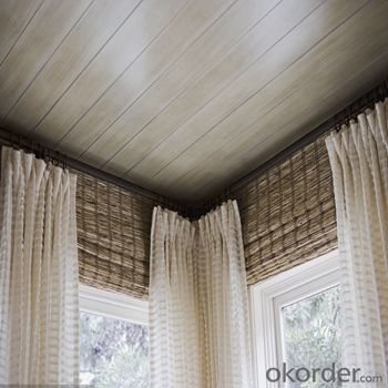 Outdoor Bamboo Double Roller Blinds for Windows System 1