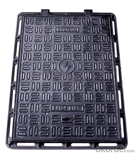 Ductile Iron Manhole Cover with High Quality EN124 Standard System 1