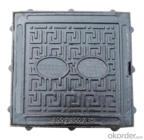 Heavy Duty Cast Iron Manhole Cover EN124 B125 System 1