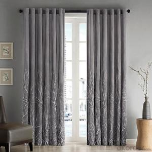 China supplier pleated curtain with 100% polyester fiber System 1