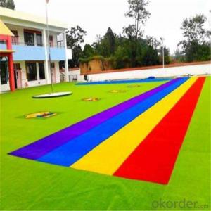 Kindergarten Childcare Center  With Colorful Artificial Grass