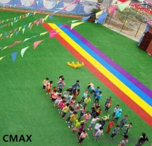 A Simulated Artificial Lawn Laid In Kindergarten