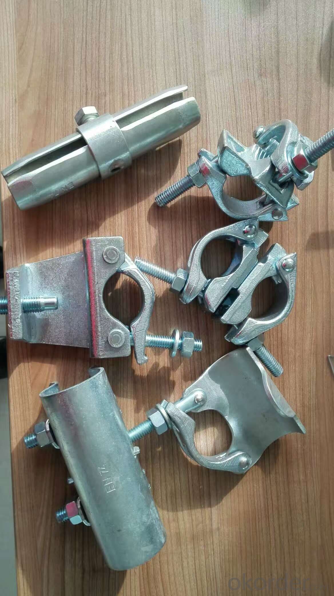 Scaffolding drop forged double couplers/clamp