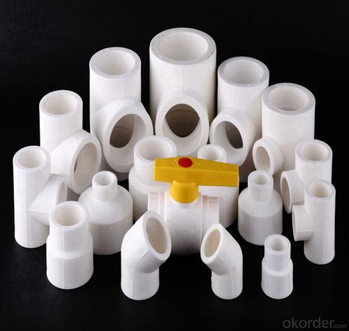 Plastic Pipe Into Compression Fitting for Industrial PPR Fittings and Elbow System 1