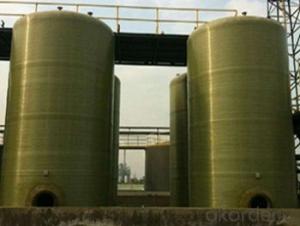 FRP  tanks  and  vessels High mechanical inertness