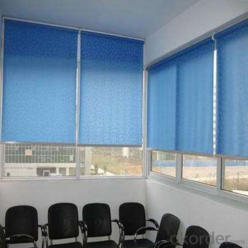 Motorized  Blackout and Sunscreen fabric roller blinds System 1