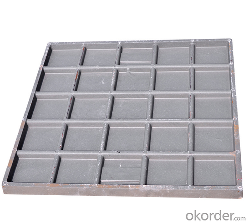 Ductile Iron Manhole Cover with Hinges EN124 System 1