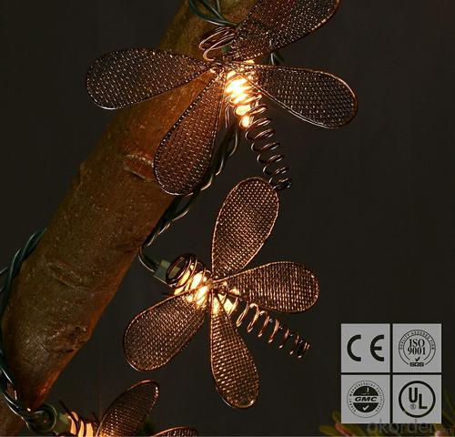 Coconut Palm and Dragonfly Light String for Outdoor Indoor Christmas Festival Decoration System 1