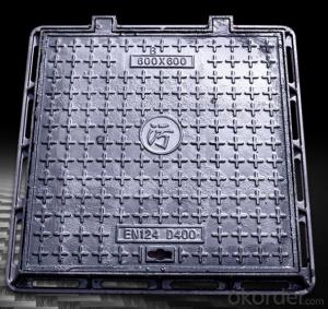 Ductile Iron Manhole Cover with Competitive EN124 Standard System 1