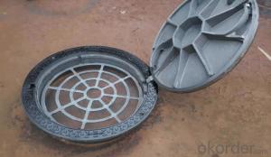 Ductile Iron Manhole Cover C250 with Competitive Price EN124 Standard System 1