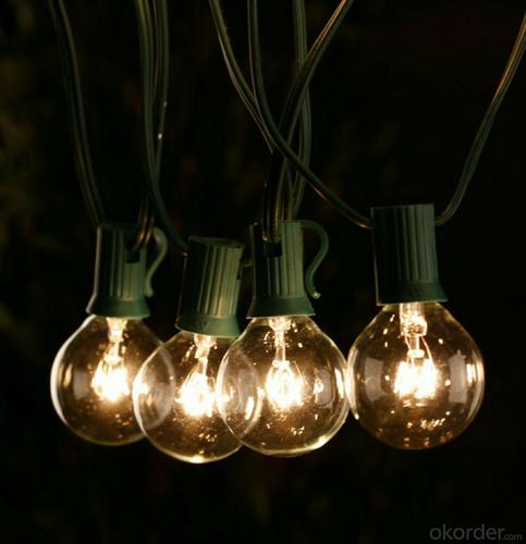 Global Incandescent LED Light Bulb String for Cafe Restaurant Garden Decoration System 1