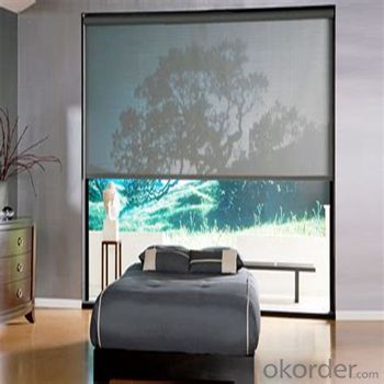 Roller Blinds with Sun Screen Fabric for Room System 1