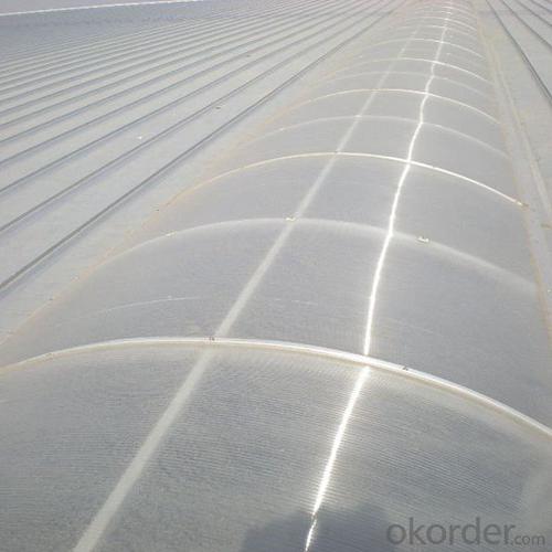 Corrugated Plastic Roofing Sheet, Fiber FRP Transparent Roof Pane System 1