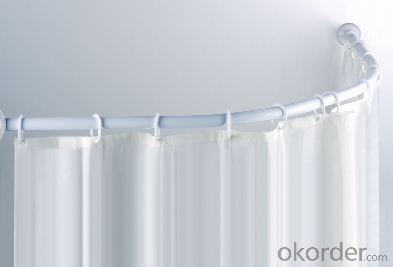 simple curtain rail for corner curtain design